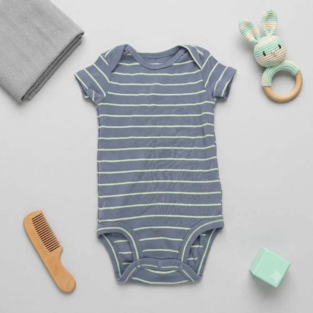 Striped Short Sleeve Bodysuit